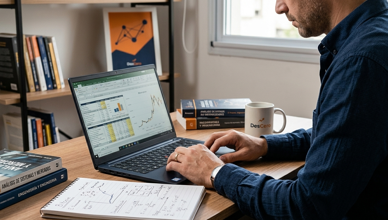 Espacio de trabajo DesCero - an&aacute;lisis financiero